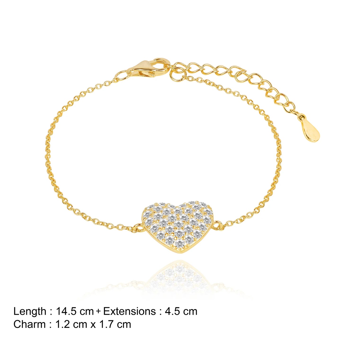 Radiant Heart Bracelet